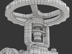 Industrial Valve 3D Model