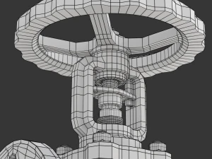 Industrial Valve 3D Model