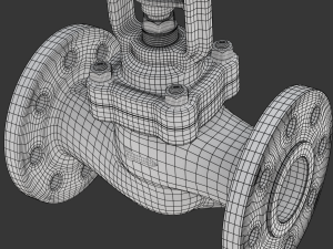 Industrial Valve 3D Model