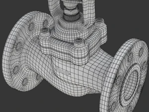 Industrial Valve 3D Model