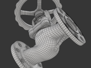 Industrial Valve 3D Model
