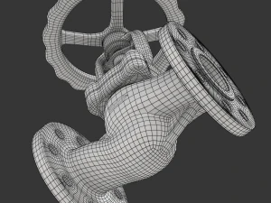 Industrial Valve 3D Model