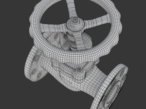 Industrial Valve 3D Model