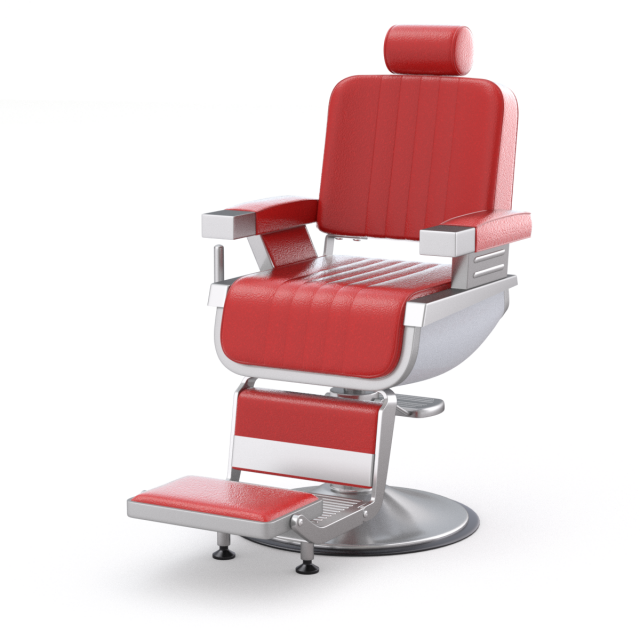 Barber Chair 3D मॉडल .c4d .max .obj .3ds .fbx .stl .blend 