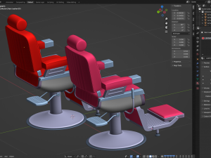 Barber Chair 3D मॉडल