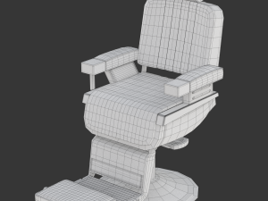 Barber Chair 3D मॉडल