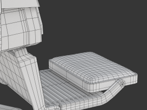 Barber Chair 3D मॉडल