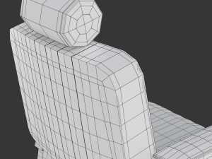 Barber Chair 3D मॉडल