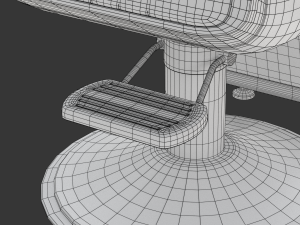 Barber Chair 3D मॉडल