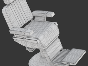 Barber Chair 3D मॉडल