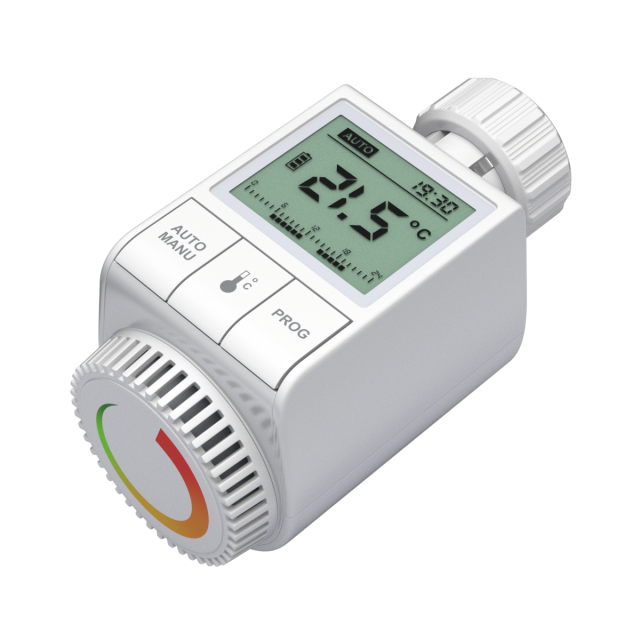 Digital Radiator Thermostatic Valve 3D Model .c4d .max .obj .3ds .fbx .stl .blend 