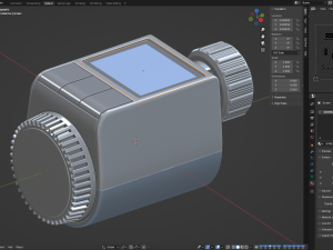 Digital Radiator Thermostatic Valve 3D Model