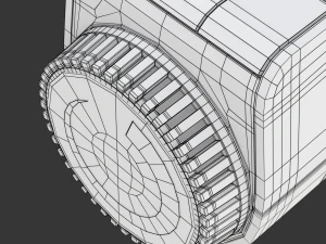 Digital Radiator Thermostatic Valve 3D Model