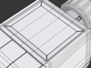 Digital Radiator Thermostatic Valve 3D Model