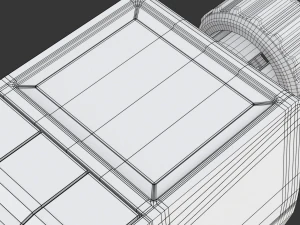 Digital Radiator Thermostatic Valve 3D Model