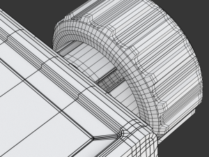 Digital Radiator Thermostatic Valve 3D Model