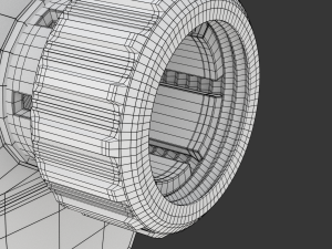 Digital Radiator Thermostatic Valve 3D Model