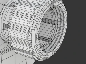 Digital Radiator Thermostatic Valve 3D Model