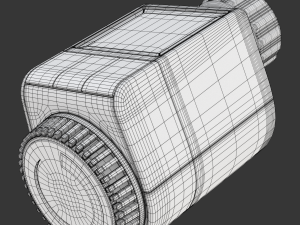 Digital Radiator Thermostatic Valve 3D Model