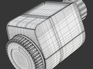 Digital Radiator Thermostatic Valve 3D Model
