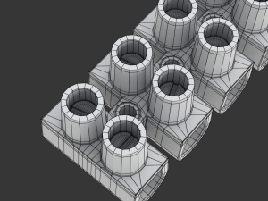 Terminal Block Clamp 3D Model