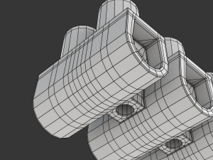 Terminal Block Clamp 3D Model