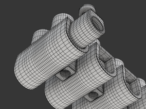Terminal Block Clamp 3D Model