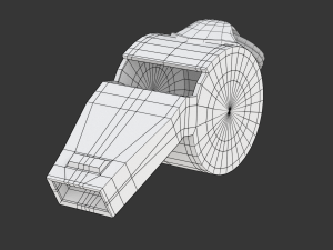 Metal Whistle Modelo 3D