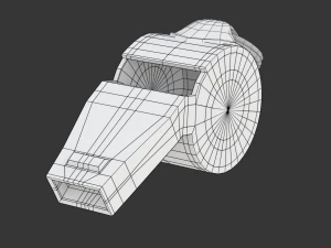 Metal Whistle 3D Model