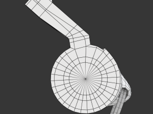 Metal Whistle Modelo 3D