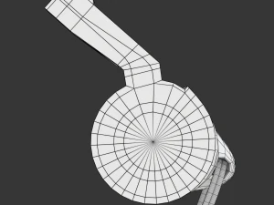 Metal Whistle 3D Model