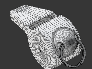 Metal Whistle Modelo 3D