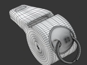 Metal Whistle 3D Model
