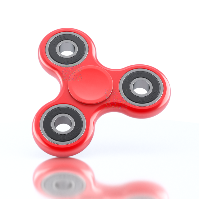 Red best sale fidget spinner