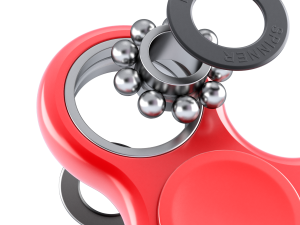 Red Fidget Spinner 3D मॉडल