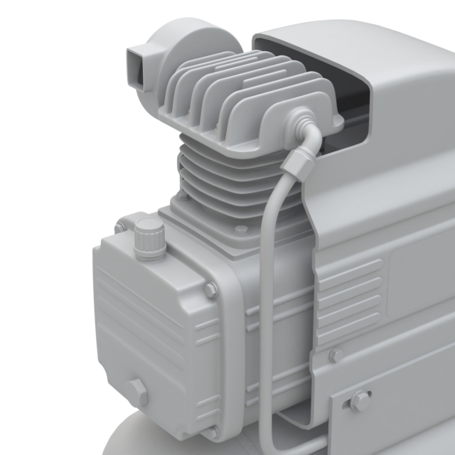 Air Compressor 3D Model in Machines 3DExport