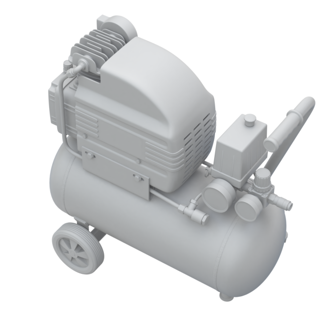 Air Compressor 3D Model in Machines 3DExport