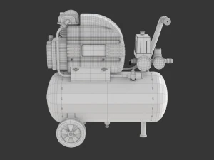 Air Compressor 3D Model
