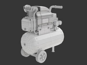 Air Compressor 3D मॉडल