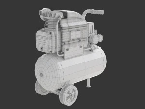 Air Compressor 3D Model