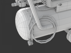 Air Compressor 3D मॉडल