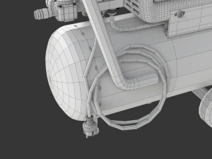 Air Compressor 3D Model