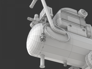 Air Compressor 3D मॉडल
