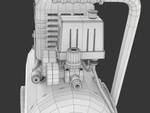 Air Compressor 3D Model