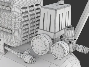 Air Compressor 3D Model