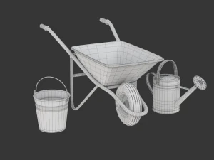 Garden Tools 3D Model