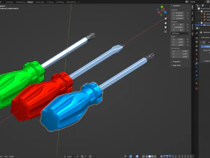 Screwdriver Set 3D Model