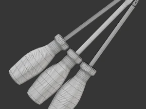 Screwdriver Set 3D Model