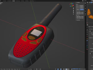 Walkie Talkie 3D Model