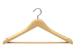 Ahşap Elbise Askısı 3D Model